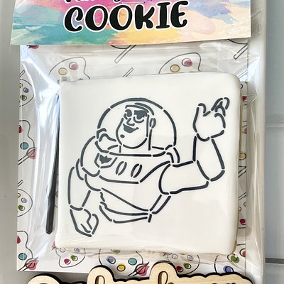 PYO Single Sugar Cookie -  Buzz Lightyear