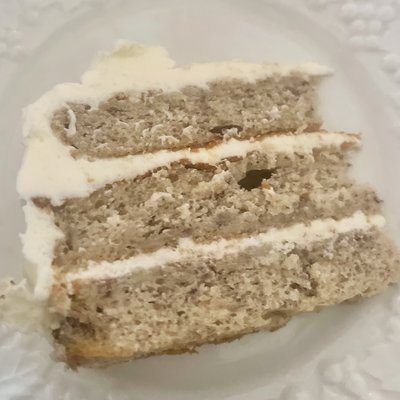 3-layer Banana Cake With Cream Cheese Frosting