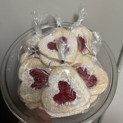 Strawberry & Raspberry Or Guava  Thumbprint Cookies