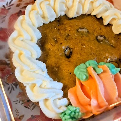 Pumpkin Chocolate Chip Cookie Cake 