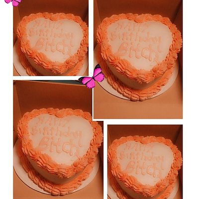 3 Layer Heart Shaped Cake Small