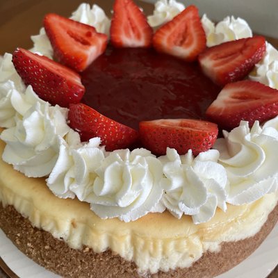 9” Strawberry NY Cheesecake