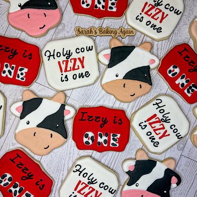 12 Custom Sugar Cookies 