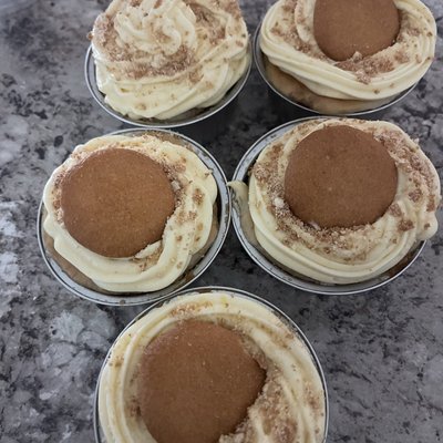 Mini Banana Pudding Cheesecake 