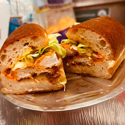 Crispy Chicken And Cheddar Sub With Fries