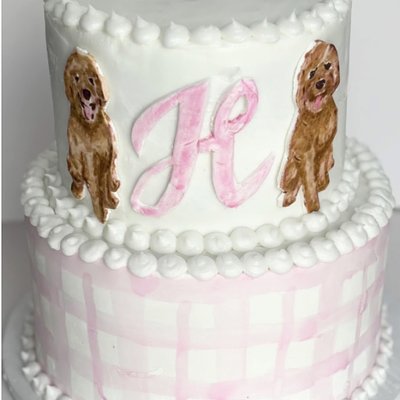 Two Tiered 10 Inch And 12 Inch Tiered Cake