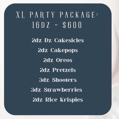 XL Party Package - 16 Dozen