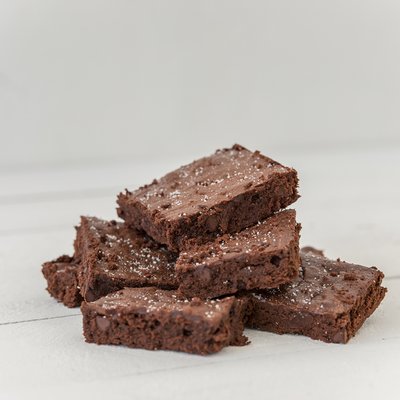4” Belgium Chocolate & Sea Salt Brownies by the DOZEN - WEEKEND PICKUP