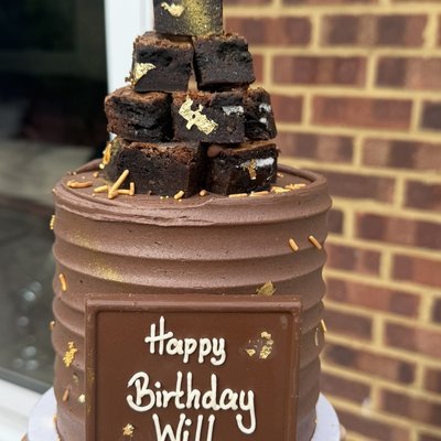Brownie Mountain Cake   
