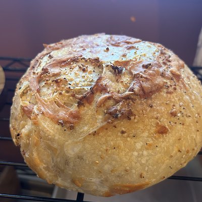 Asiago Cheese, Everything Spice loaf
