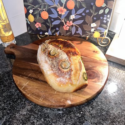Cheddar Jalapeno Sourdough