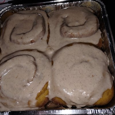Sourdough Pumpkin Spice Cinnamon Rolls (4 Pack)