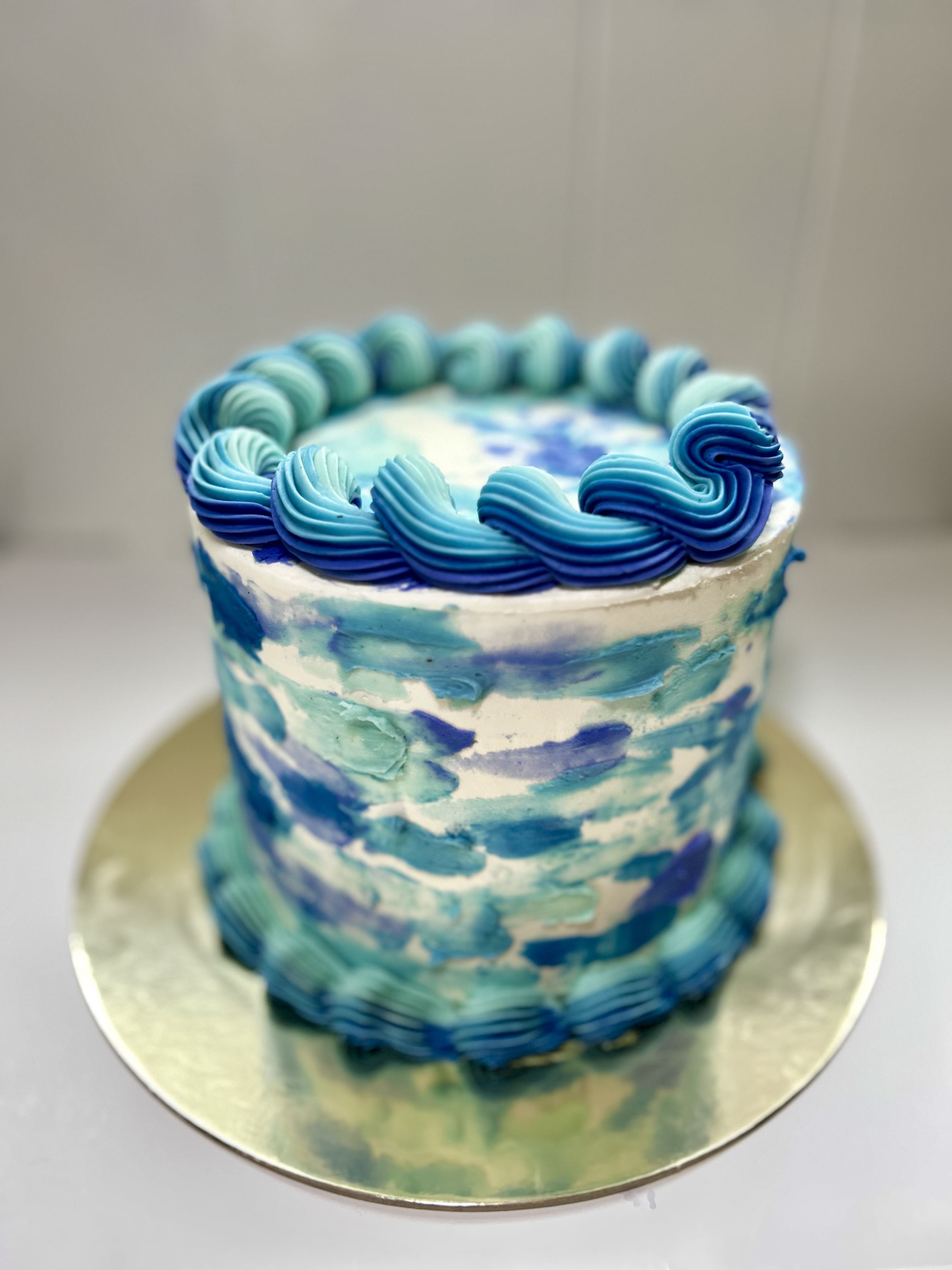 6”, 4-layer cake