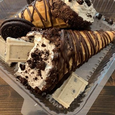 Oreo Waffle Cones 