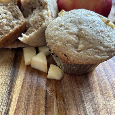 Apple Cinnamon Cottage Cheese Muffins