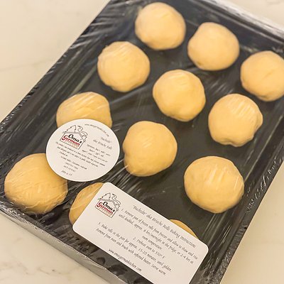 Take-and-Bake frozen “Buchteln” aka Brioche Dinner Rolls (dozen)