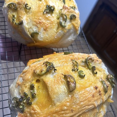 Jalapeno Cheddar Sourdough Loaf