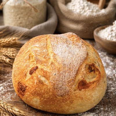 Sourdough Boule And Sourdough Inclusion boule