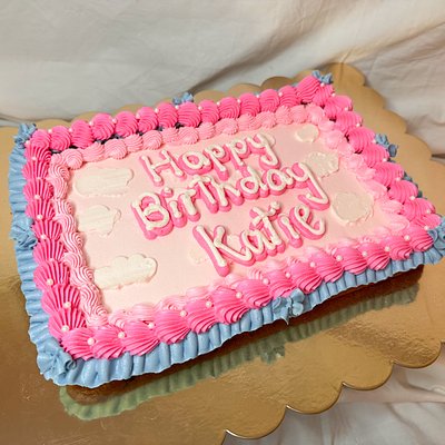 Quarter Sheet Cookie Cake
