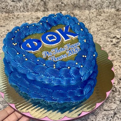 7 in Single Layer Cake