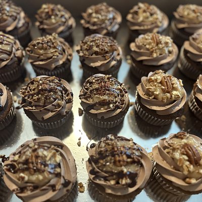 German Chocolate Cupcakes