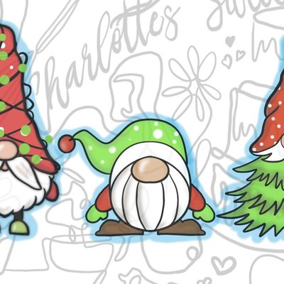 Christmas Gnomes Cookies