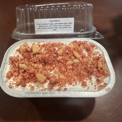 Strawberry Crunch Cake