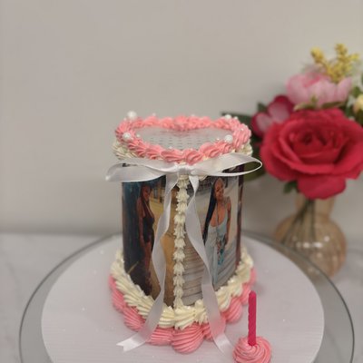 Burn Cake + Fully Wrapped Edible Image Bundle