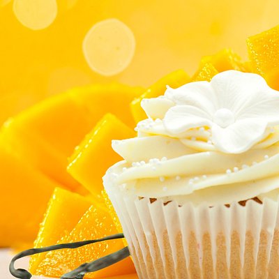 Mango Bliss Cupcakes