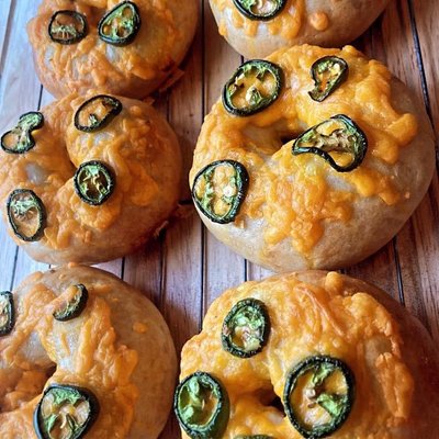 Sourdough Bagels 