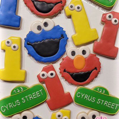 Elmo Birthday Sugar Cookies!