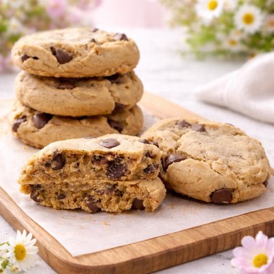 4ct. Peanut Butter Chocolate Chip Cookies