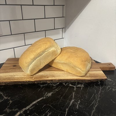 Fresh Baked White Bread 