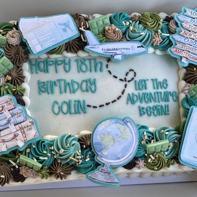 1/4 Sheet Cake 