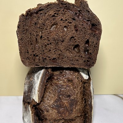 Double Chocolate Espresso Sourdough Artisan Loaf