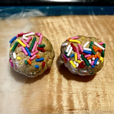 (2) Birthday Cake Protein Balls