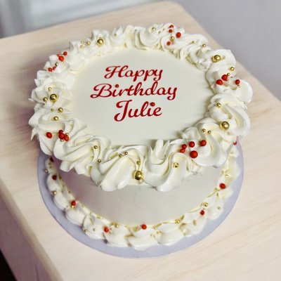 Simple Round Cake ( Various Sizes)