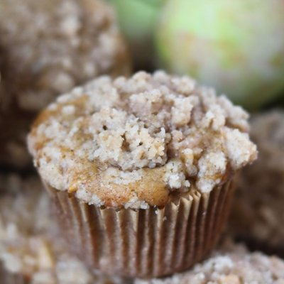 Sourdough Apple Crumble Muffins(4)