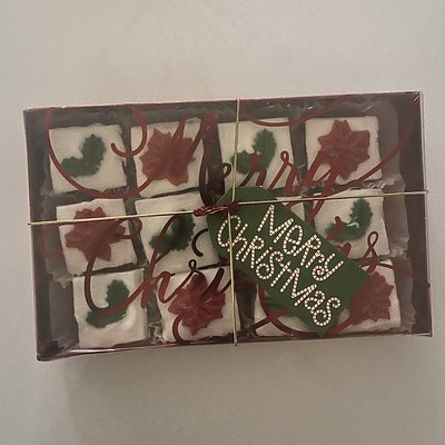 12 Black Fruit Cake Bites (Iced)