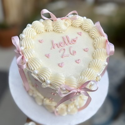 4” Two Layer Smash Cake (serves 2-4)
