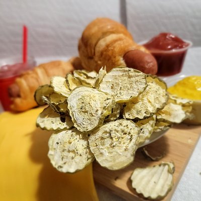 Hot Parmesan Ranch Pickle Chips