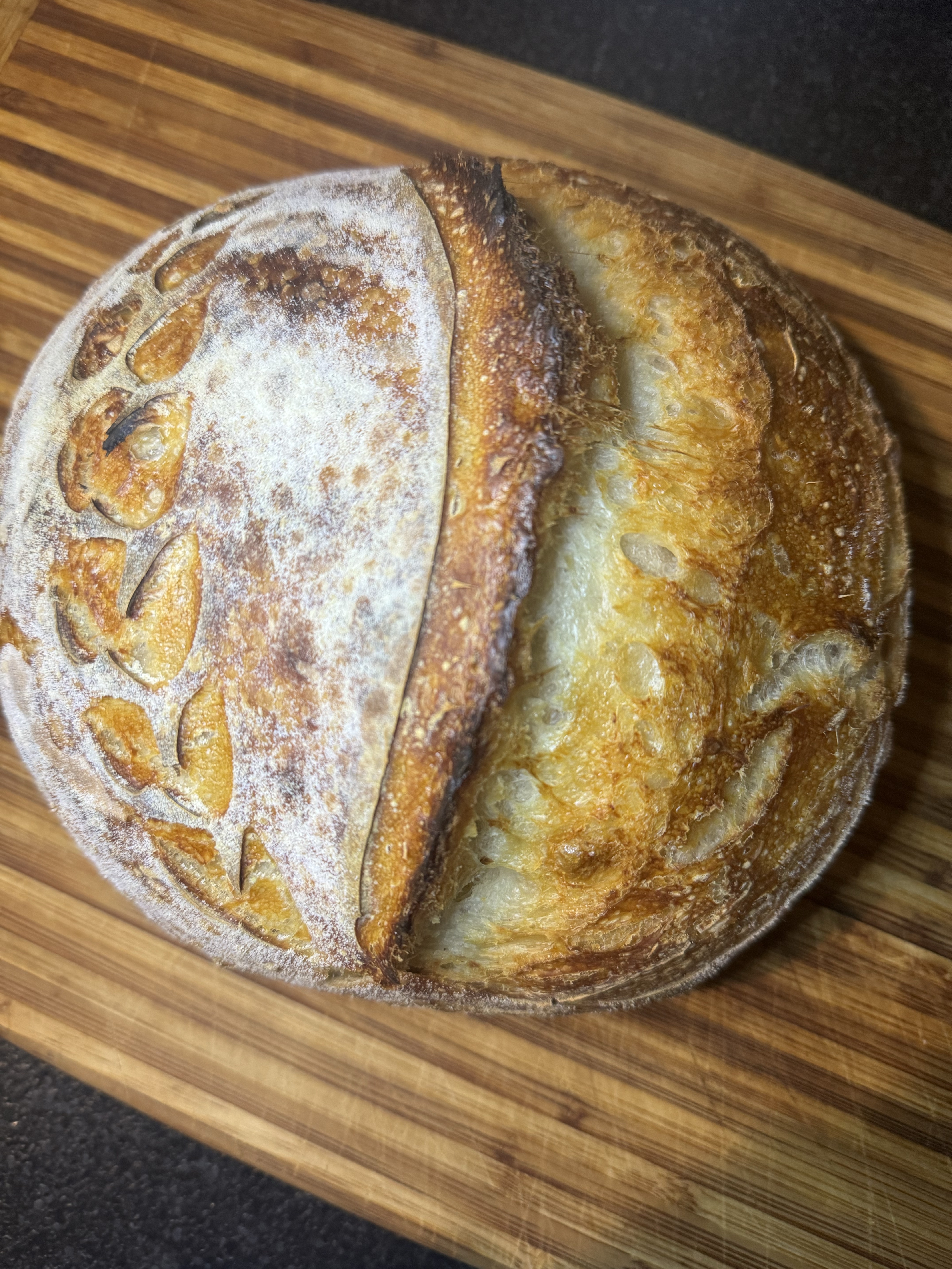 Rosemary Garlic Sourdough Loaf 