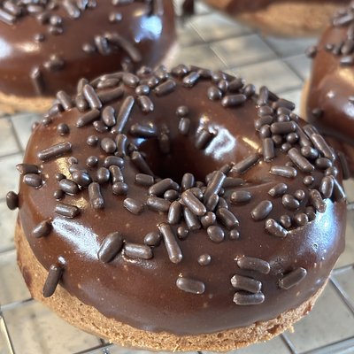 Chocolate Cocoa Donuts - Half-Dozen (6)