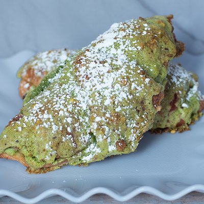 Pistachio Almond Croissant Freshly Baked 