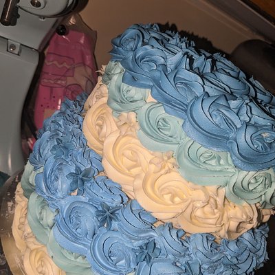 2 Tier Cake (10 Inch Bottom, 8 Inch Top) 