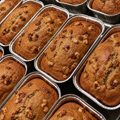 Brown Butter Walnut Banana Bread 