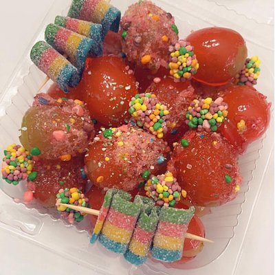 Candied grapes