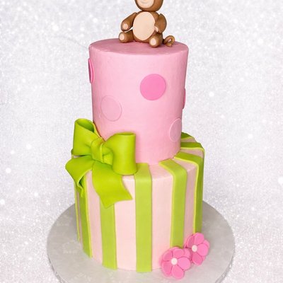 2 Tier Cake (15-18 Servings)