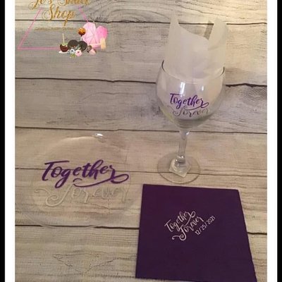 50 Guests Custom Glassware Set