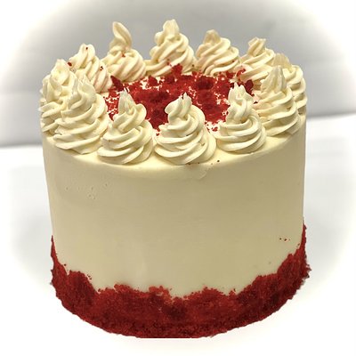 6 Inch 3 Layer Red Velvet Cake